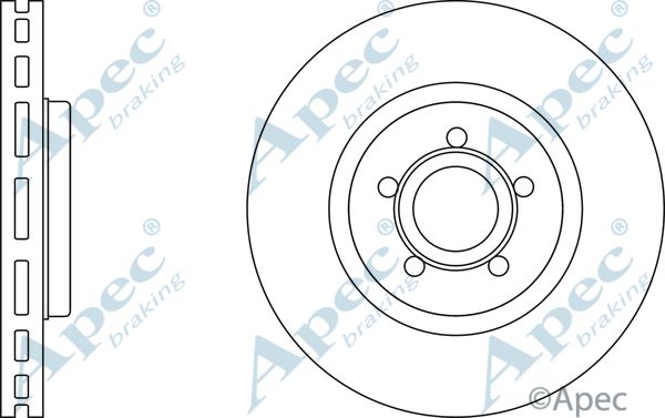 APEC BRAKING Jarrulevy DSK2980